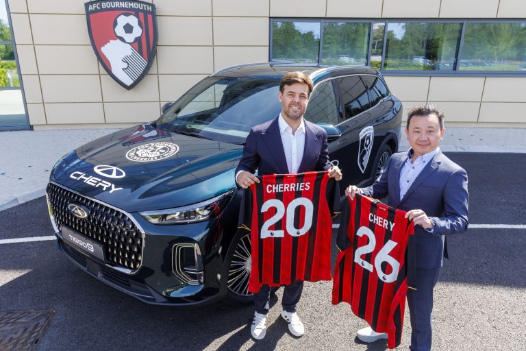 Chery UK Named Official Automotive and Training Wear Partner of AFC Bournemouth