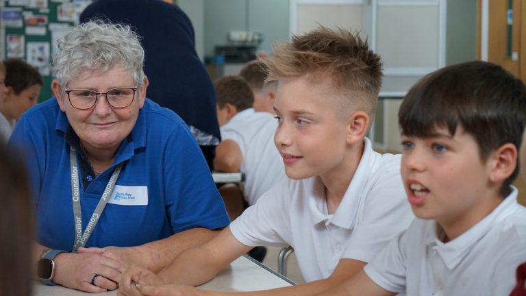 Pupils From East-the-Water Primary School Take Part in Democracy Event and Get to Share Ideas on Bideford Town Centre.