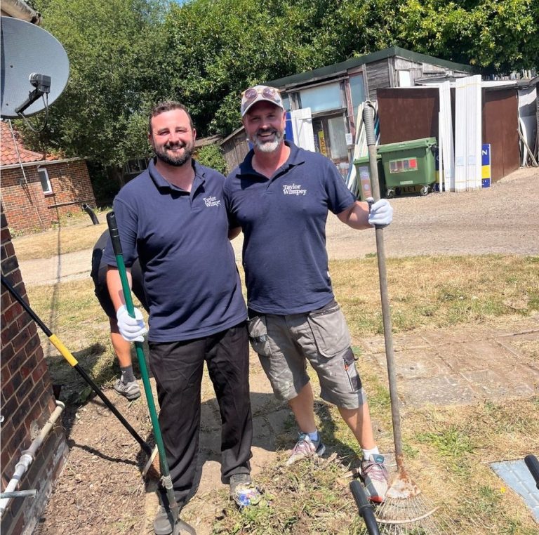 Volunteers Help Yateley Disability Charity Prepare for Major Outdoor Works