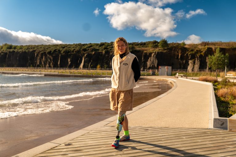 British Para Surfer Zoe Smith Trains At Lost Shore As She Targets World Championship Glory
