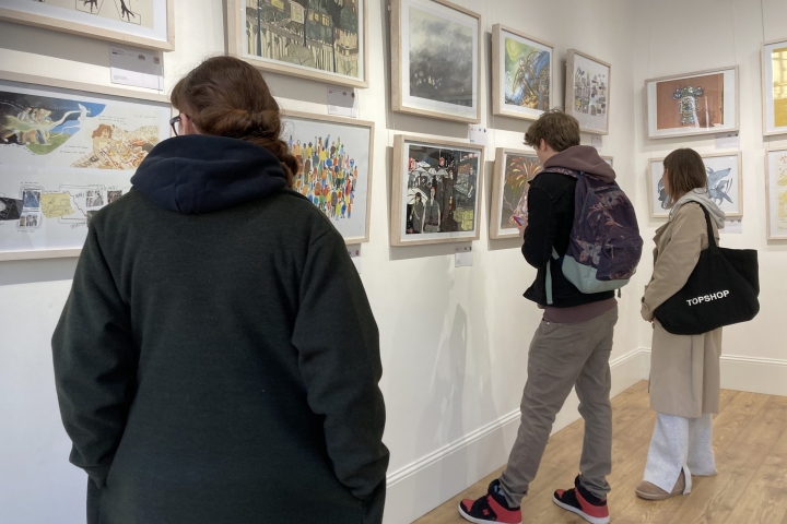 Visitors-to-the-2025-Cheltenham-Illustration-Awards-University-of-Gloucestershire-scaled.jpg